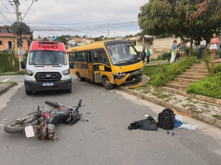 Tragédia na Grande BH: Motociclista Morre e Mulher Sofre Acidente Grave com Ônibus Imagem do artigo