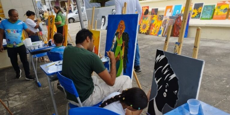 Projeto Pintando nas Praças de Pernambuco Leva Arte a Caruaru Imagem do artigo