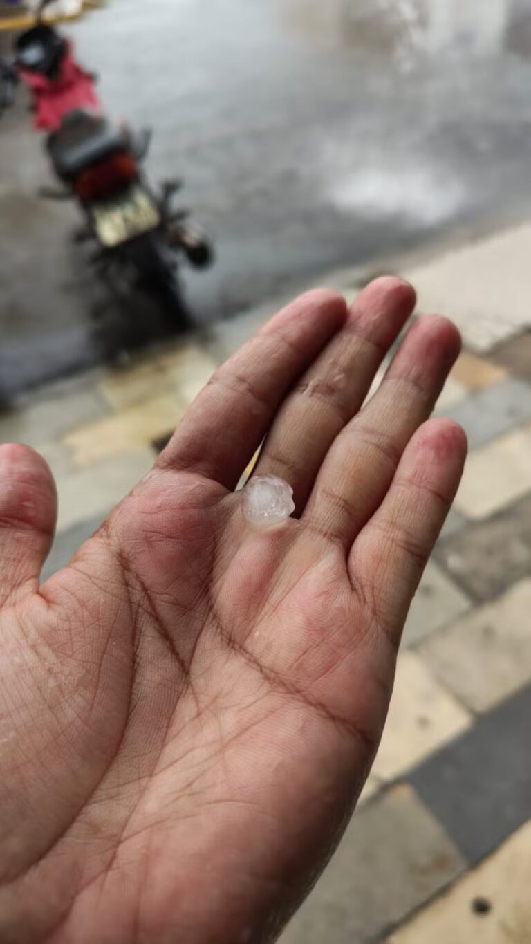 Chuva de Granizo Surpreende Moradores de Araripina no Sertão de Pernambuco