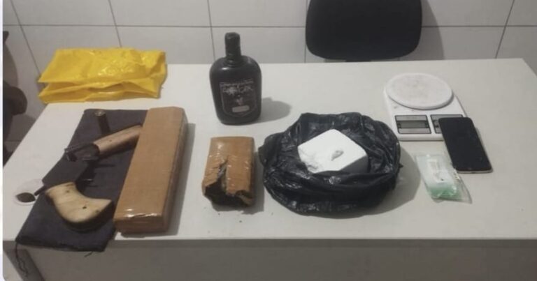 PM Desarticula Tráfico em Caruaru: Apreensão de Drogas e Arma de Fogo