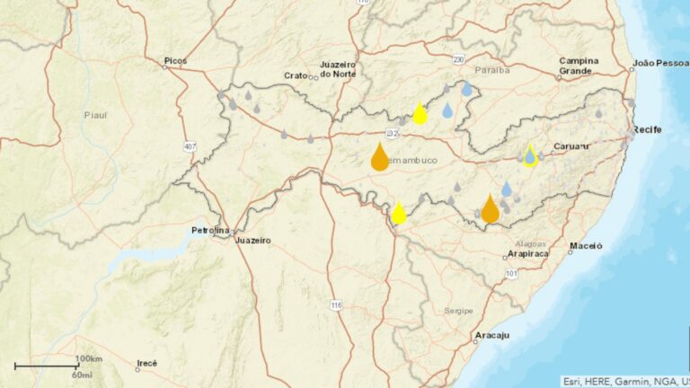 Chuvas em Pernambuco: Confira os Municípios com Maior Acúmulo nas Últimas 24h