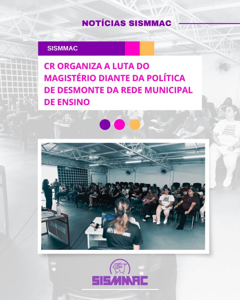 Conselho de Representantes do SISMMAC Fortalece Mobilização do Magistério em Curitiba