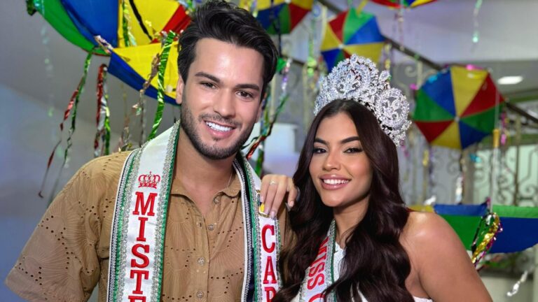 Rei e Rainha do Pré-Carnaval: Yago Cavalcante e Glenda Lopes Representam Caruaru em 2026