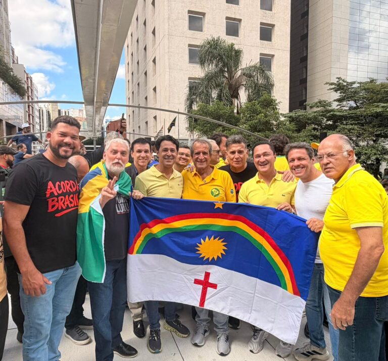 Anderson Ferreira e Comitiva do PL Participam do Ato Acorda Brasil na Avenida Paulista