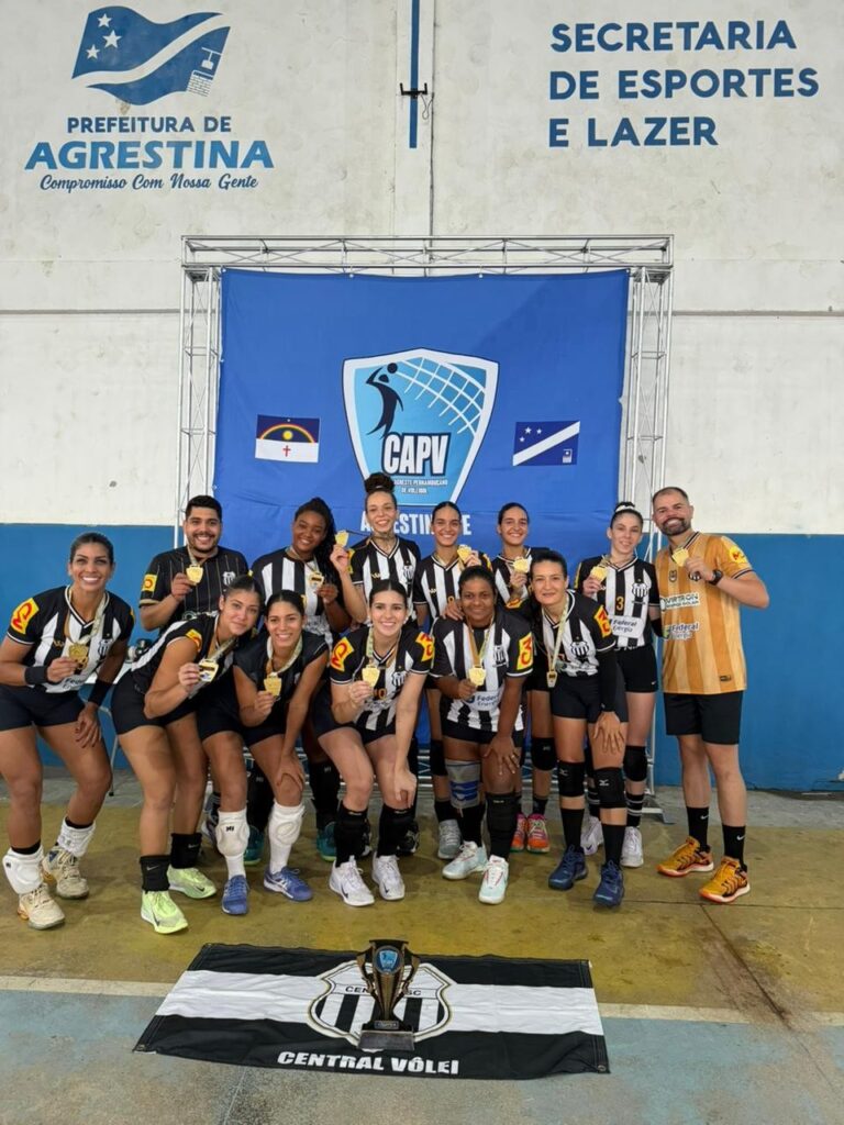 Central Vôlei Feminino Conquista a Copa Agreste em Grande Estilo
