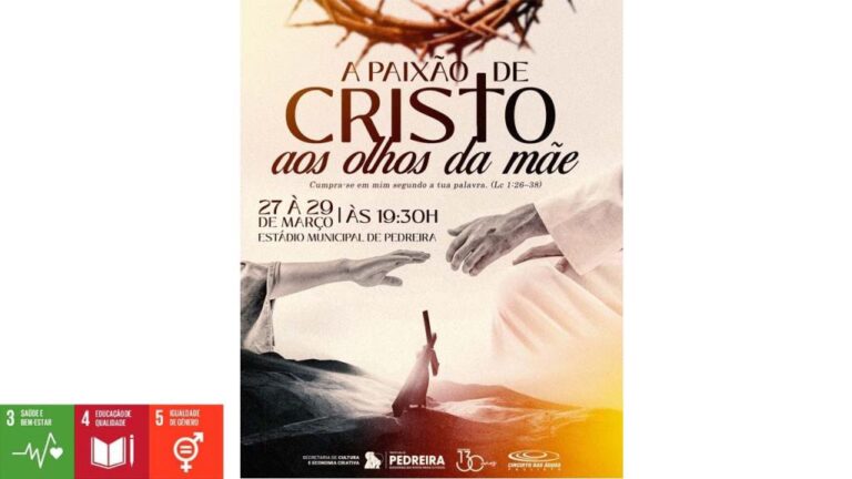 Emoção e Tradição: A Paixão de Cristo Sob o Olhar de Maria em Pedreira