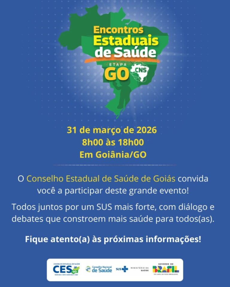 Encontro Estadual de Saúde em Goiás: Fortalecendo o SUS e a Participação Social