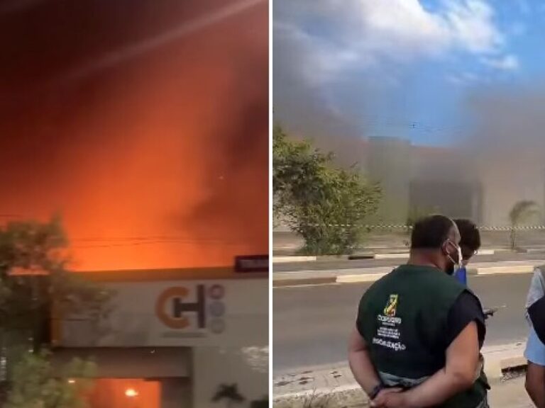 Incêndio Devasta Prédio Comercial em Caruaru: Intervenção do Corpo de Bombeiros