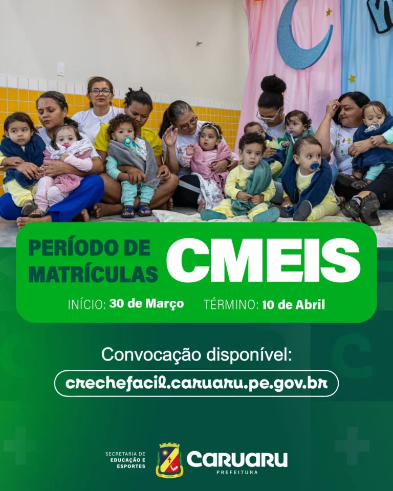 Novas Vagas em CMEIs em Caruaru: Oportunidade para Crianças Novas Vagas em CMEIs em Caruaru: Oportunidade para Crianças