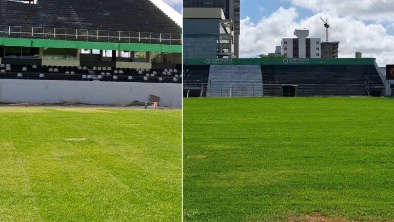 Transformação do Gramado do Lacerdão: Confira o Antes e Depois das Chuvas