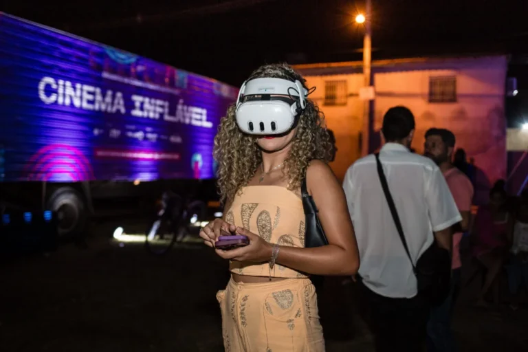 Cinema Inflável: Cultura e Lazer Grátis no Parque Andrea