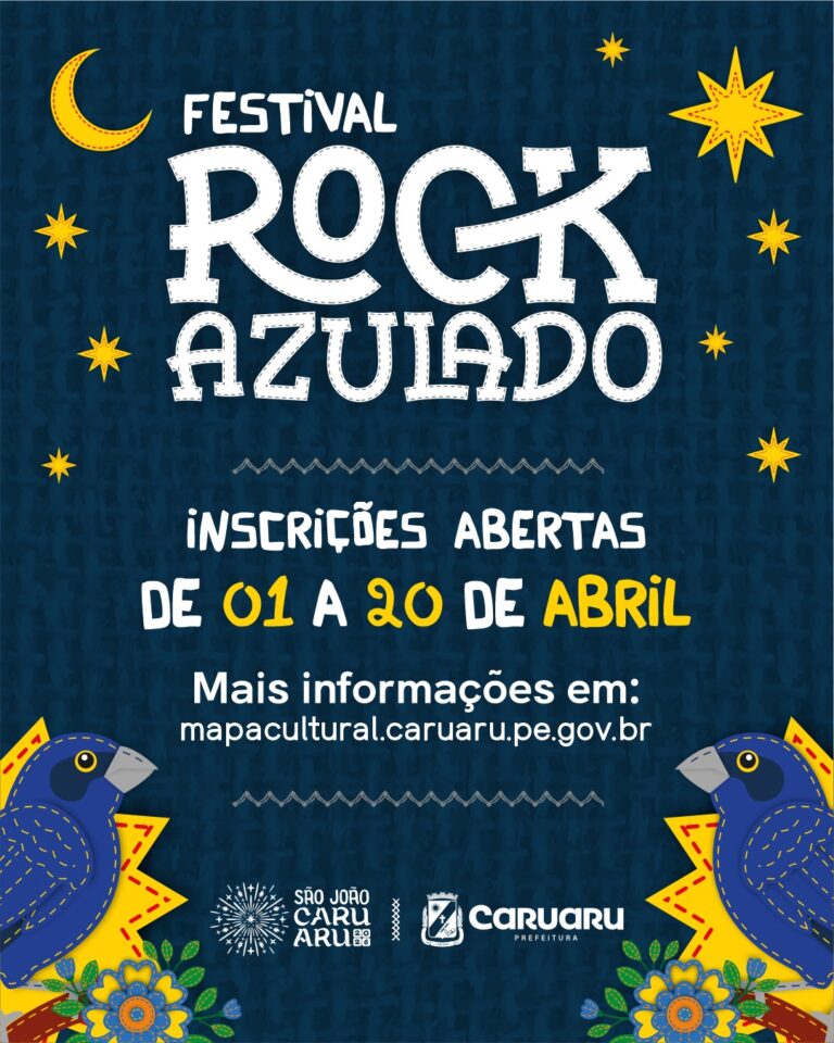 II Festival Rock Azulado: Bandas Caruaruenses em Destaque em 2026
