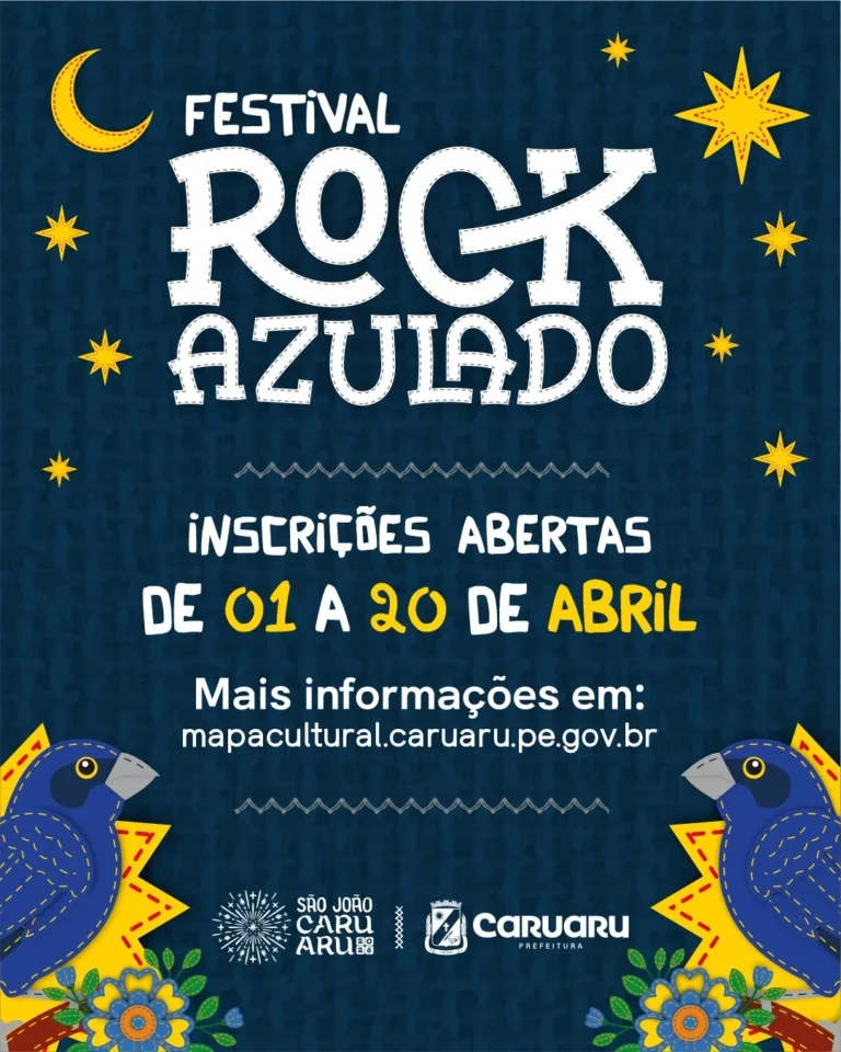 II Festival Rock Azulado: Bandas de Caruaru Podem Brilhar no Polo Azulão