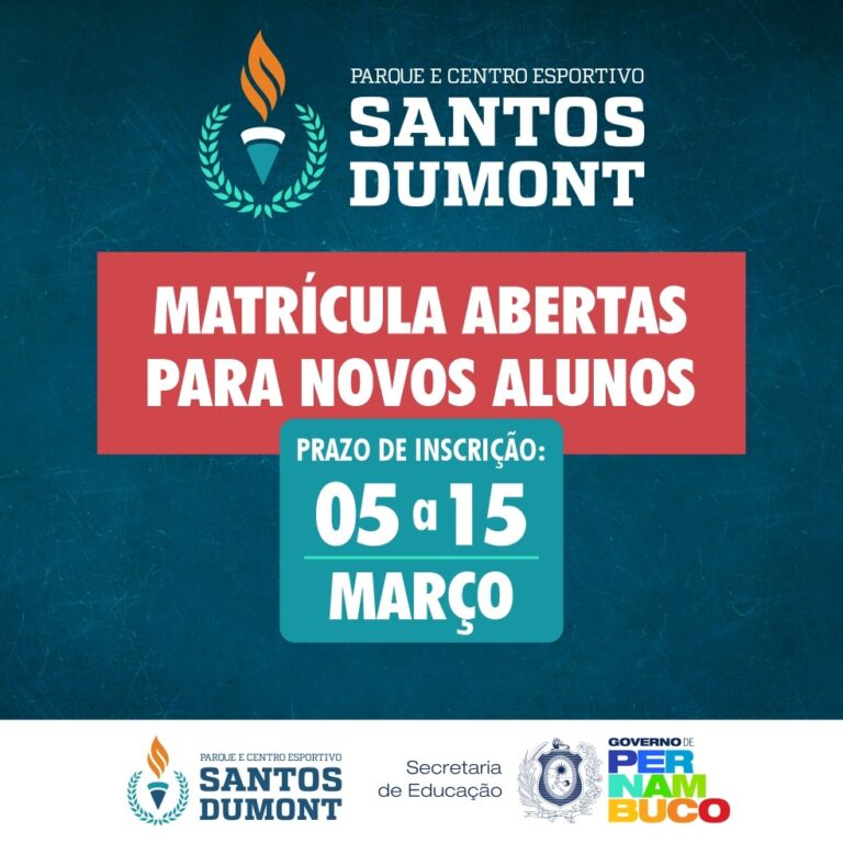 Matrículas Abertas para Atividades Esportivas no Parque Santos Dumont – Oportunidades para Todos Matrículas Abertas para Atividades Esportivas no Parque Santos Dumont - Oportunidades para Todos