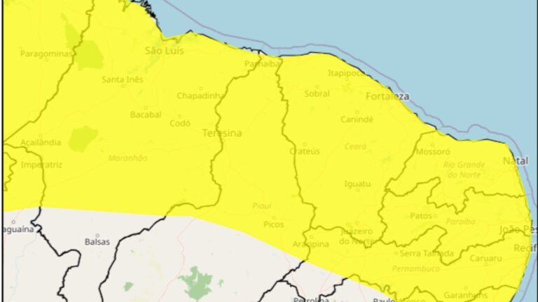 Previsão do Tempo: Inmet Alerta para Chuvas Intensas em Caruaru e Mais 104 Cidades de PE Previsão do Tempo: Inmet Alerta para Chuvas Intensas em Caruaru e Mais 104 Cidades de PE
