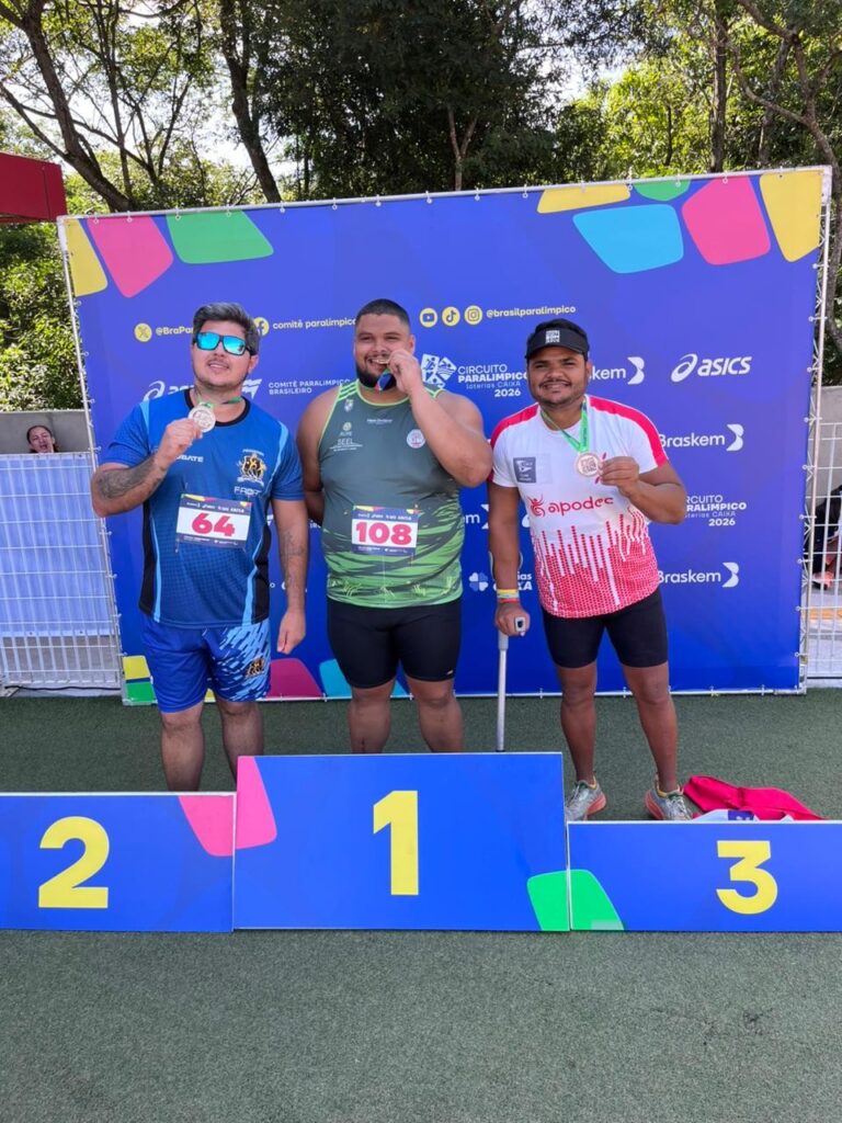 Thyago Brilha e Conquista Bronze no Circuito Nacional Paralímpico