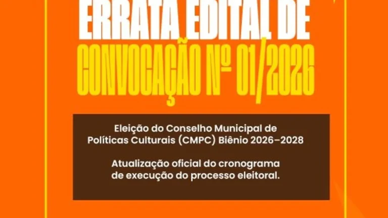 Errata do edital do CMPC é publicada em Arcoverde