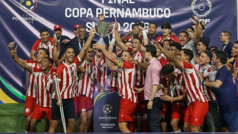 Copa Pernambuco Sub-20: Filho de Rivaldo brilha e Náutico conquista título